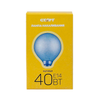 Лампа накаливания Старт E14 40W 230V шар ДШ матовая