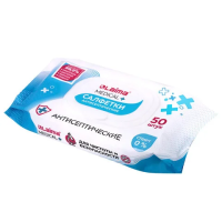 Дезинфицирующие салфетки бесспиртовые, для рук и любых поверхностей, 50 шт., LAIMA MEDICAL, 608764