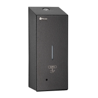 Диспенсер для мыла наливной Merida Stella R черный, сенсорный, металлический, 550мл, DSC108.R