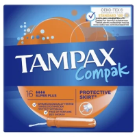 Тампоны Tampax Compak Super с аппликатором, 16шт