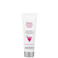 Крем для лица Aravia Redness Corrector Cream, корректор для кожи лица, склонной к покраснениям, 50мл
