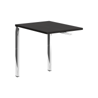 Брифинг приставка XGB 860.1 Дуб Юкон Модерн/Нержавейка полированная 800х600х750 XTEN GLOSS