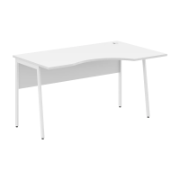 Стол прямой СА-2P(R) Белый/Белый 1400х900х755 IMAGO PLUS