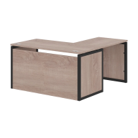 Стол угловой XQPCT 1415H Дуб Сонома/Антрацит 1400х1500х750 XTEN-QP