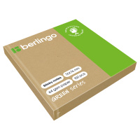 Самоклеящийся блок Berlingo 'Green Series', 76*76мм, 100л, крафтовая бумага