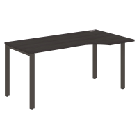 Стол эргономичный XS6CET 169(R) Дуб Юкон Модерн/Антрацит 1600х900х750 XTEN-S60