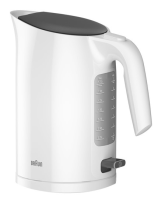 Чайник пластиковый Braun WK3100WH, 1.7л