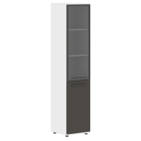 Шкаф высокий узкий EHCS 42.7(R) Мокко/Мокко/Белый 426х430х1967 EDIS