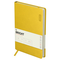 Ежедневник датированный 2025г., B5, 176л., твердый переплет, кожзам, BG 'Bright. Yellow', карман