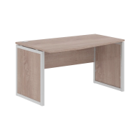 Стол эргономичный XQPCT 149(L) Дуб Сонома/Алюминий 1400х900х750 XTEN-QP