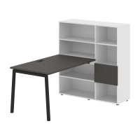 Рабочая станция ELWST 1213 Мокко/Черный 1790х1250х1355 EDIS