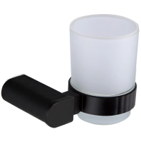 Стаканчик для зубных щеток Nofer Capri черный, 16231.N