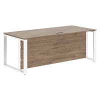 Стол руководителя EST 209H Кария Пальмира/Белый 2000х900х750 ENIO