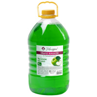 Жидкое мыло наливное Мелодия 5л, зеленое яблоко, с глицерином