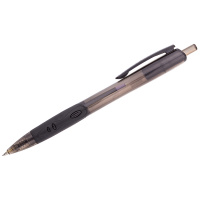 Шариковая ручка автоматическая Luxor Micra черная, 0.7мм