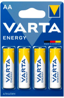 Батарейка Varta Energy LR6 BL4 Alkaline АА LR06, 4шт/уп