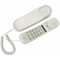 Стационарный телефон Ritmix RT-002 white удержание звонка, тональный/импульсный режим, повтор, белый