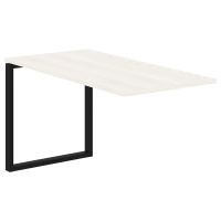 Брифинг-приставка EQB 1367 Ясень Траун/Черный 1360х670х750 EDIS