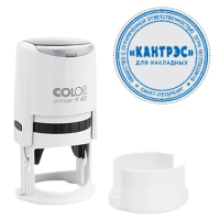 Оснастка для круглой печати Colop Printer d=40мм, белая, с крышкой, R40