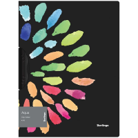 Папка с пластиковым клипом Berlingo 'Aqua' А4, 450 мкм, с рисунком