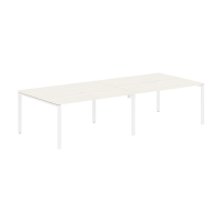Стол 4-х местный EUWST 3113 Ясень Траун/Белый 3126х1346х750 EDIS