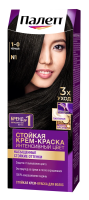 Крем-краска для волос Палетт Интенсивный цвет N1 Черный 1-0, 110мл