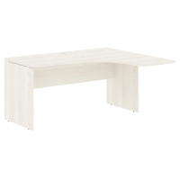 Стол эргономичный EDCET 1513(R) Ясень Траун/Мокко 1560х1360х750 EDIS