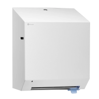 Диспенсер для полотенец в рулонах Merida Stella R CSB302.R, белый, металлический, Макси, автоматический