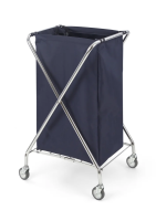 Тележка для белья Dust TTS, хром, с мешком 180л, 00004051
