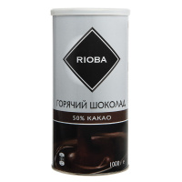 Горячий шоколад Rioba 50%, 1кг, в тубе