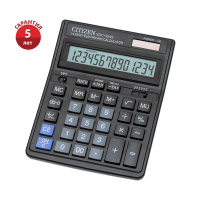 Калькулятор настольный Citizen SDC-554S черный, 14 разрядов