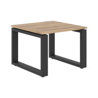 Стол журнальный ECT 6060 Дуб Денвер светлый/Антрацит 600х600х450 ENIO