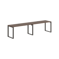 Стол 2-х местный EQWST 3167 Дуб Денвер тёмный/Мокко 3126х670х750 EDIS