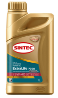 Масло моторное Sintec Extralife 7000 A3/B4 SN/CF 5W-40, 1л