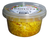 Капуста квашенная ТМ Домашние шедевры с шафраном шинкованная, 500г