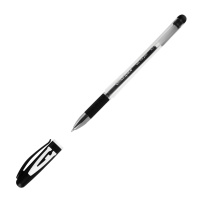 Ручка гелевая OfficeSpace 'A-Gel' черная, 0,5мм, грип