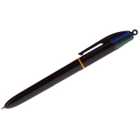 Ручка шариковая автоматическая Bic 4 Colours 4 цвета, 0.4мм, черный корпус