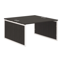 Стол 2-х местный XQPWST 1414 Дуб Юкон Модерн/Белый 1400х1406х750 XTEN-QP