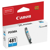 Картридж струйный CANON (CLI-481C) для PIXMA TS704/TS6140, голубой, ресурс 257 страниц, оригинальный