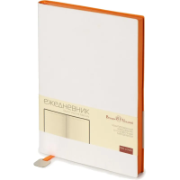 Ежедневник недатированный А5 Mercury белый 272 стр. 3-435/14