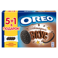 Печенье Oreo шоколадное, шоколадная начинка, 228г