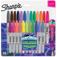 Набор перманентных маркеров Sharpie 'Fine. Cosmic Color', 24цв., пулевидный, 1мм, блистер