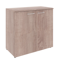 Шкаф с глухими малыми дверьми и топом WLC 85.1 Дуб Сонома 856х432х814