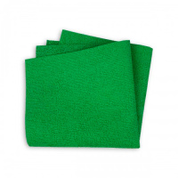 Протирочная салфетка Росмоп зеленая, 40х40см, для стекол, ПВА прорезиненная, NPVA-40G