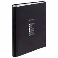 Тетрадь на кольцах А5 175х215 мм, 120 листов, твердый картон, клетка, BRAUBERG, 'Стадии недели', 404