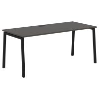 Стол прямой ELST 1780 Мокко/Черный 1760х800х750 EDIS