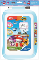 Доска-планшет маркерная Deli EH50002 Super Wings 20.5x28.6см, лаковая, пластиковая рама