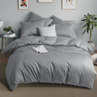 Комплект постельного белья Guten Morgen Lilac Grey из поплина полутораспальное