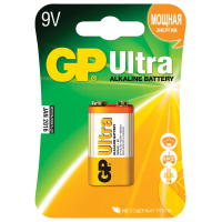 Батарейка Gp Ultra 6LR61 Крона, 9В, алкалиновая