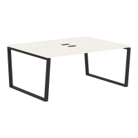 Стол 2-х местный EVWST 1713 Ясень Траун/Черный 1760х1346х750 EDIS